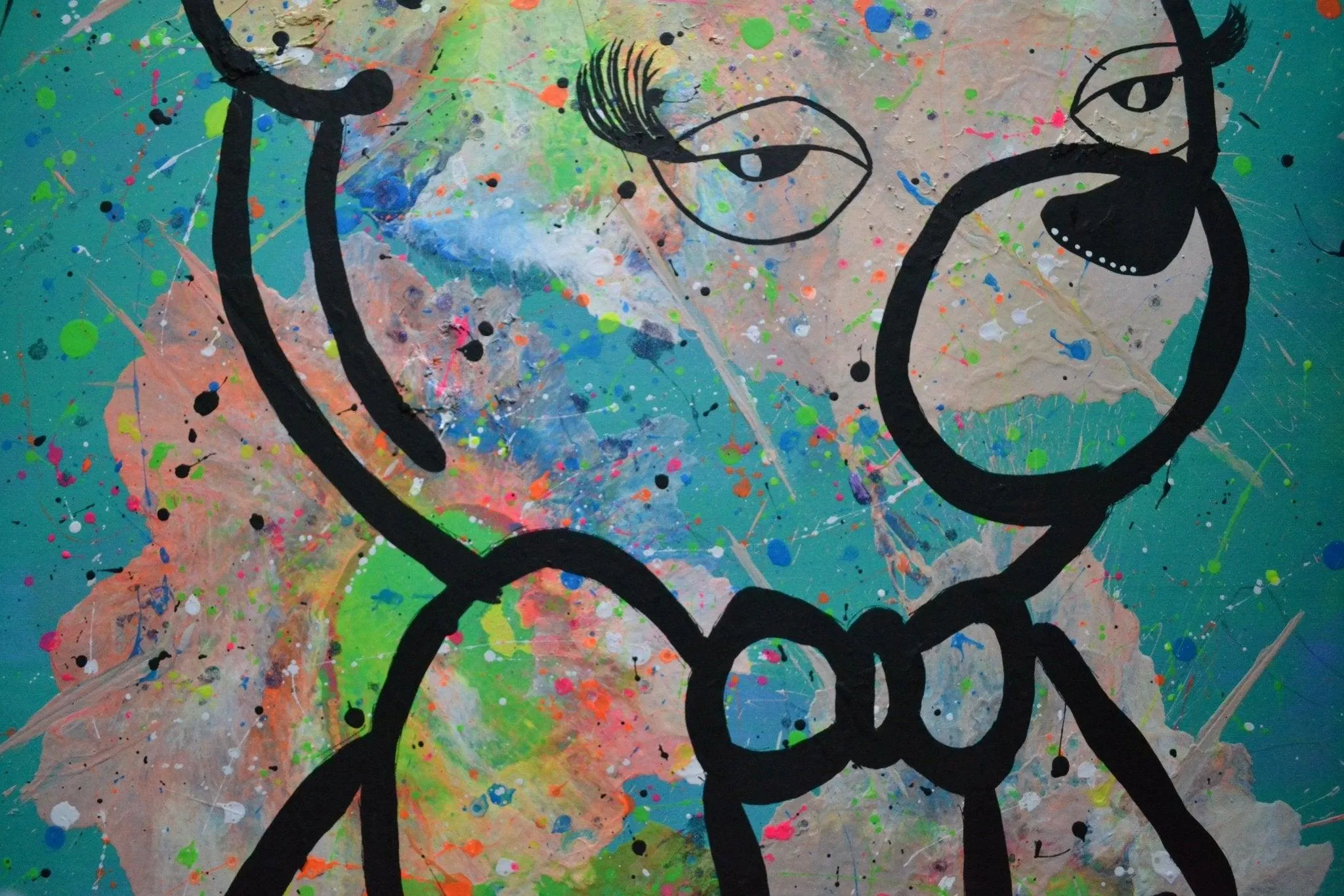 Beary Tiyad Original Canvas