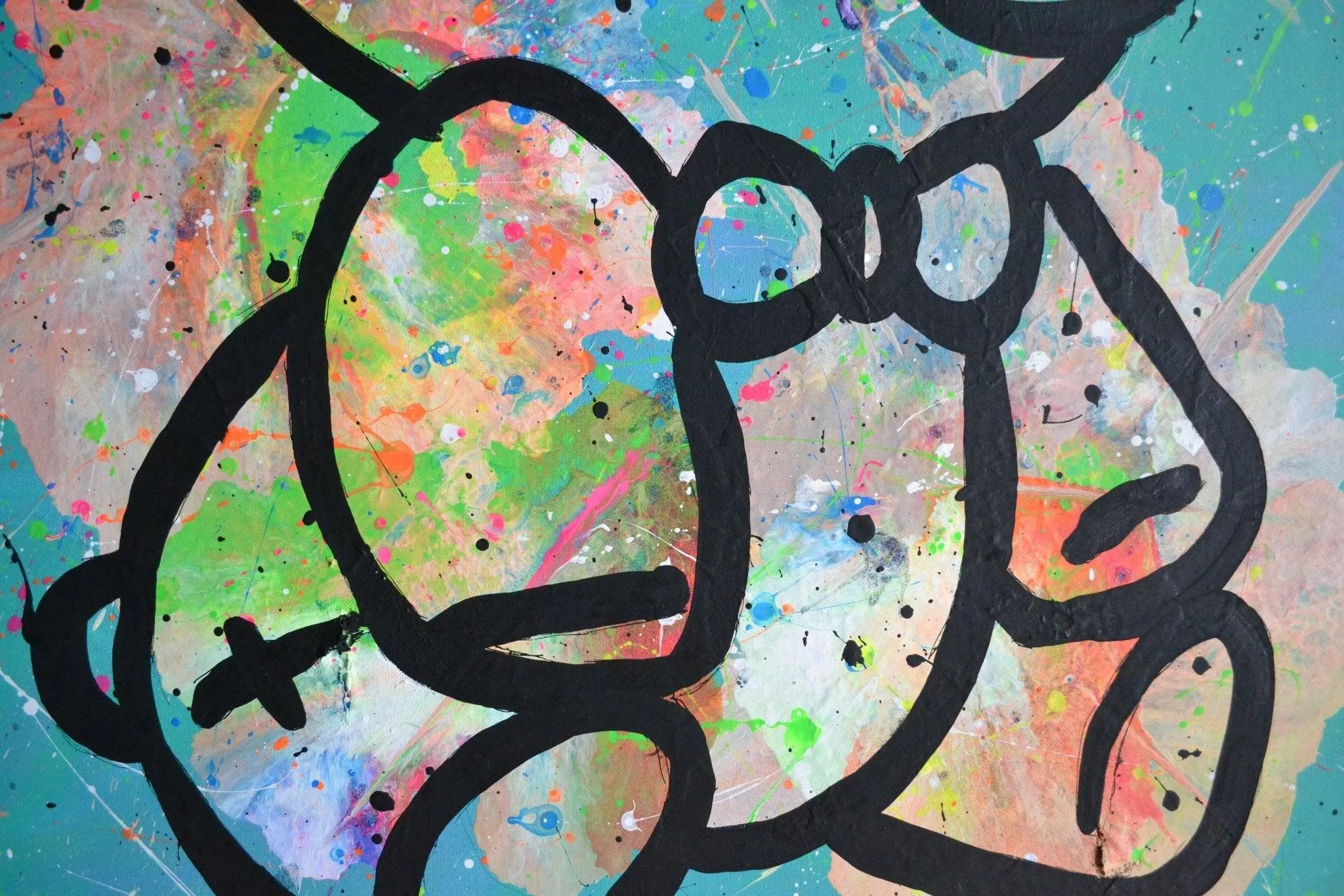 Beary Tiyad Original Canvas