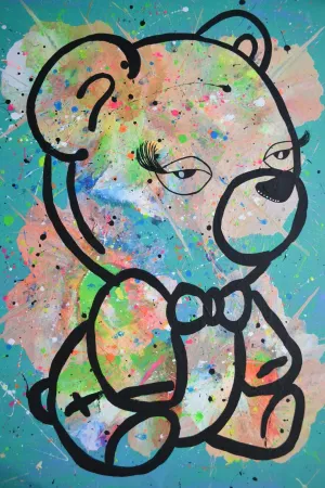 Beary Tiyad Original Canvas