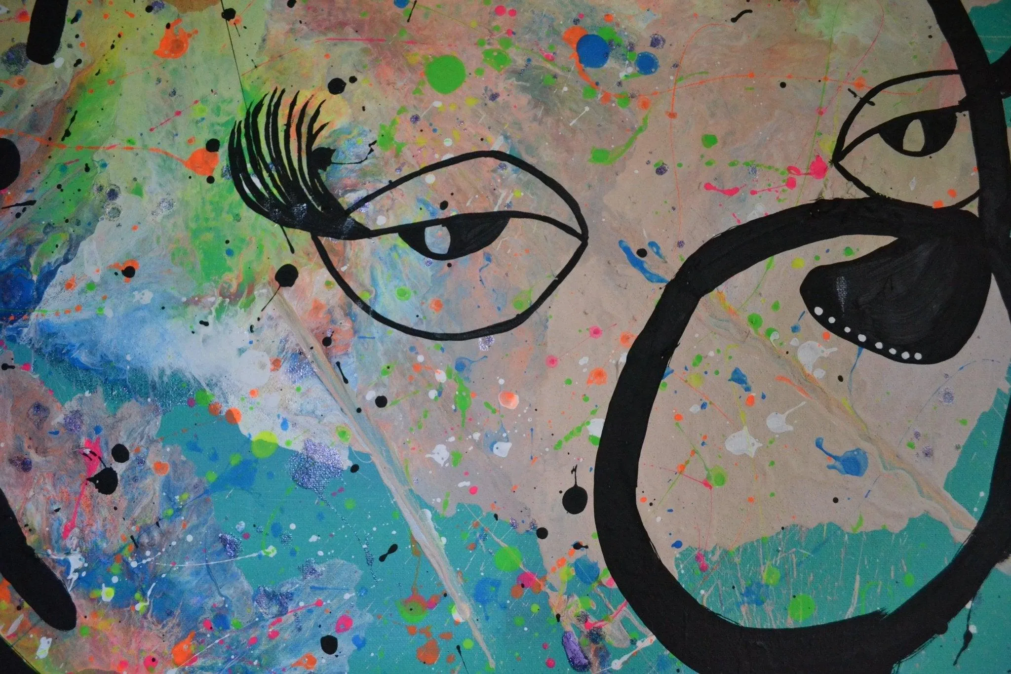 Beary Tiyad Original Canvas