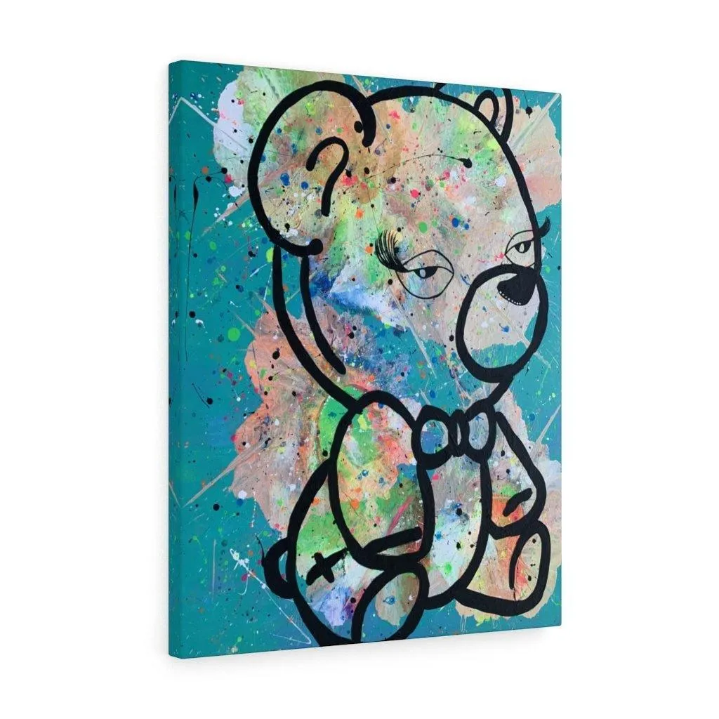 Beary Tiyad Stretched Canvas