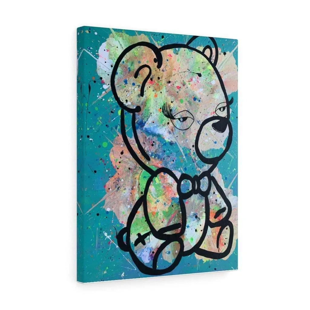 Beary Tiyad Stretched Canvas
