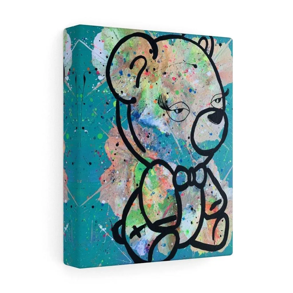 Beary Tiyad Stretched Canvas