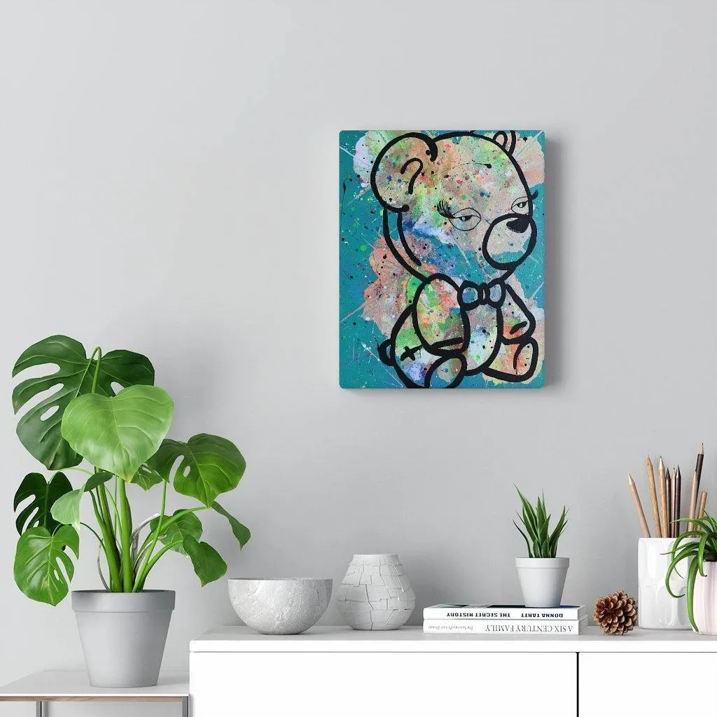 Beary Tiyad Stretched Canvas
