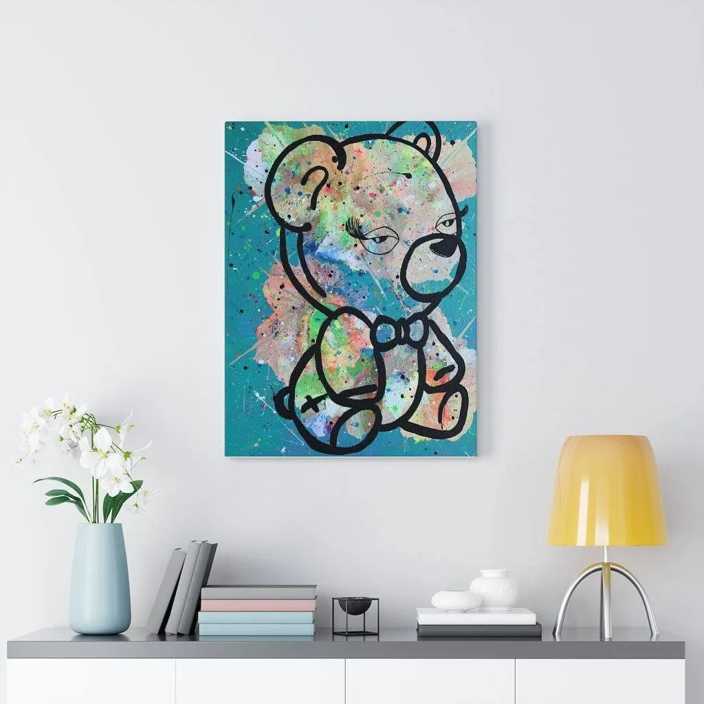 Beary Tiyad Stretched Canvas