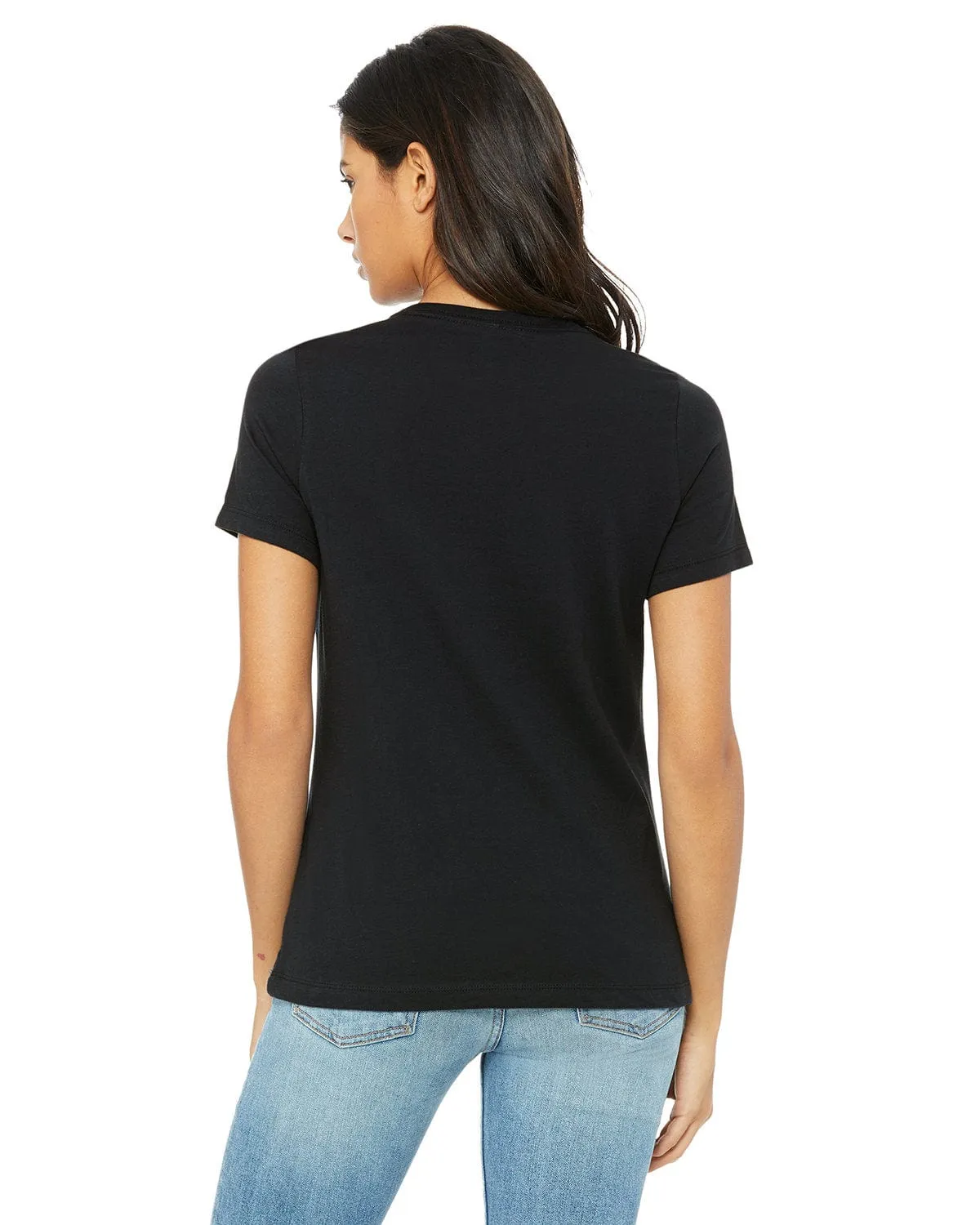 Bella Canvas Ladies Relaxed Short Sleeve Jersey T-Shirt | Vintage Black