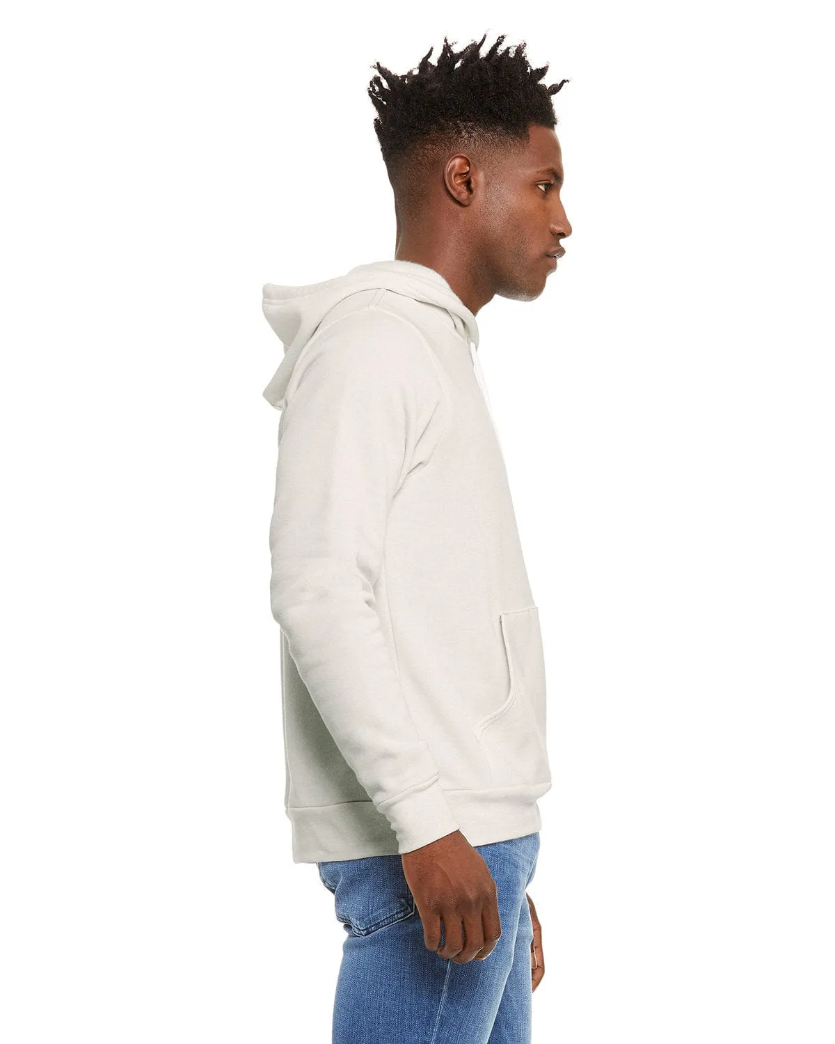 Bella Canvas Unisex Sponge Fleece Pullover Hoodie | Vintage White