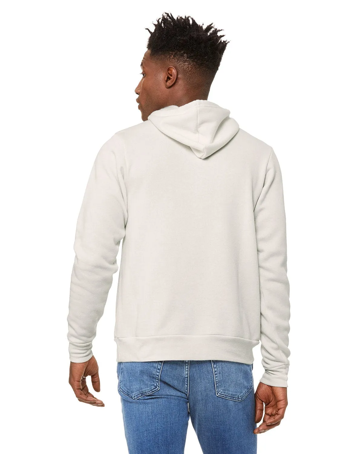 Bella Canvas Unisex Sponge Fleece Pullover Hoodie | Vintage White
