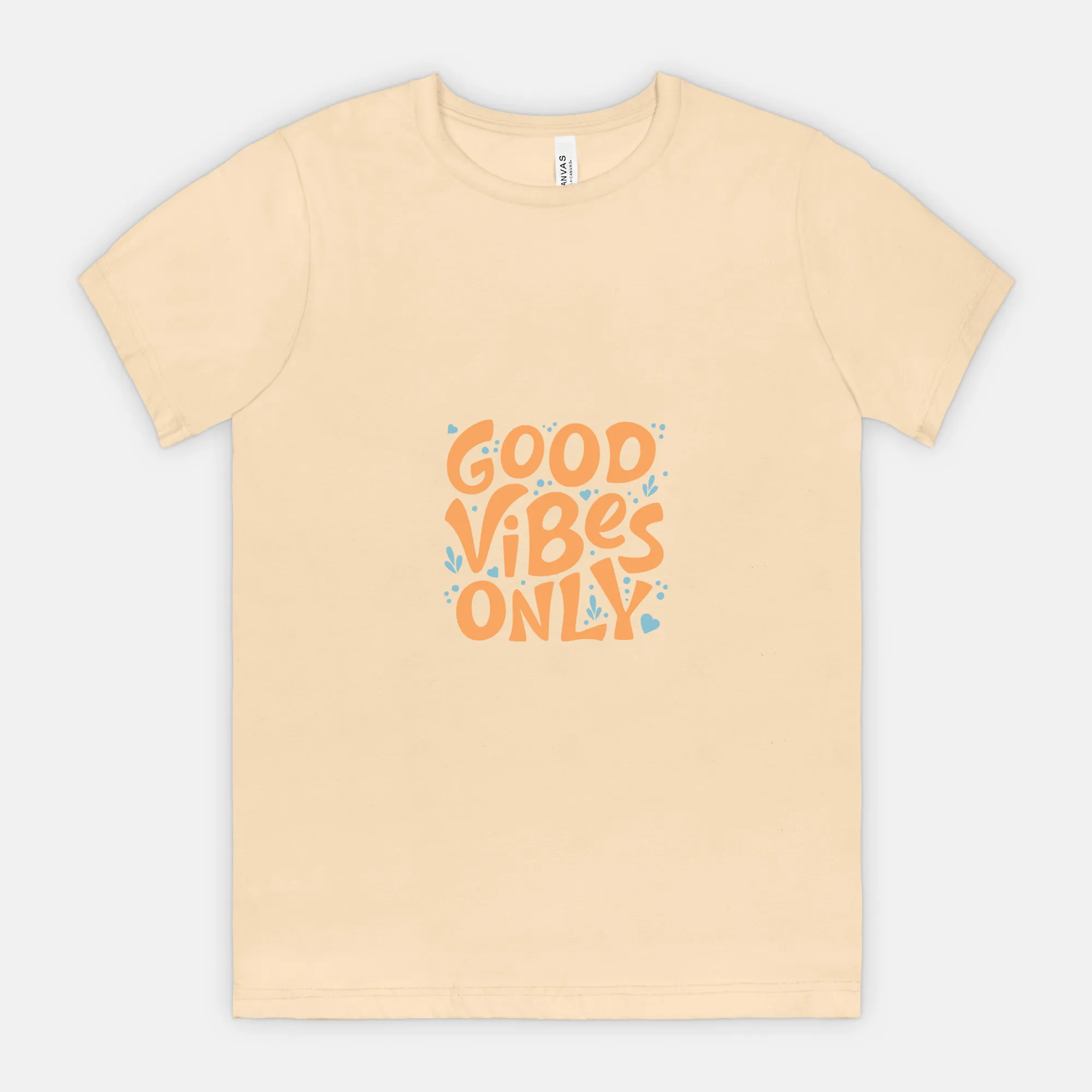 Bella Good Vibes Only Canvas Unisex Tee 3001