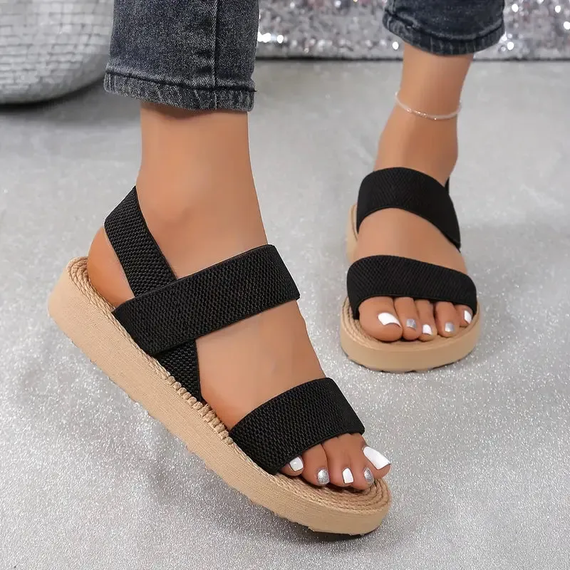 Bella - Trendy Wedge Sandals