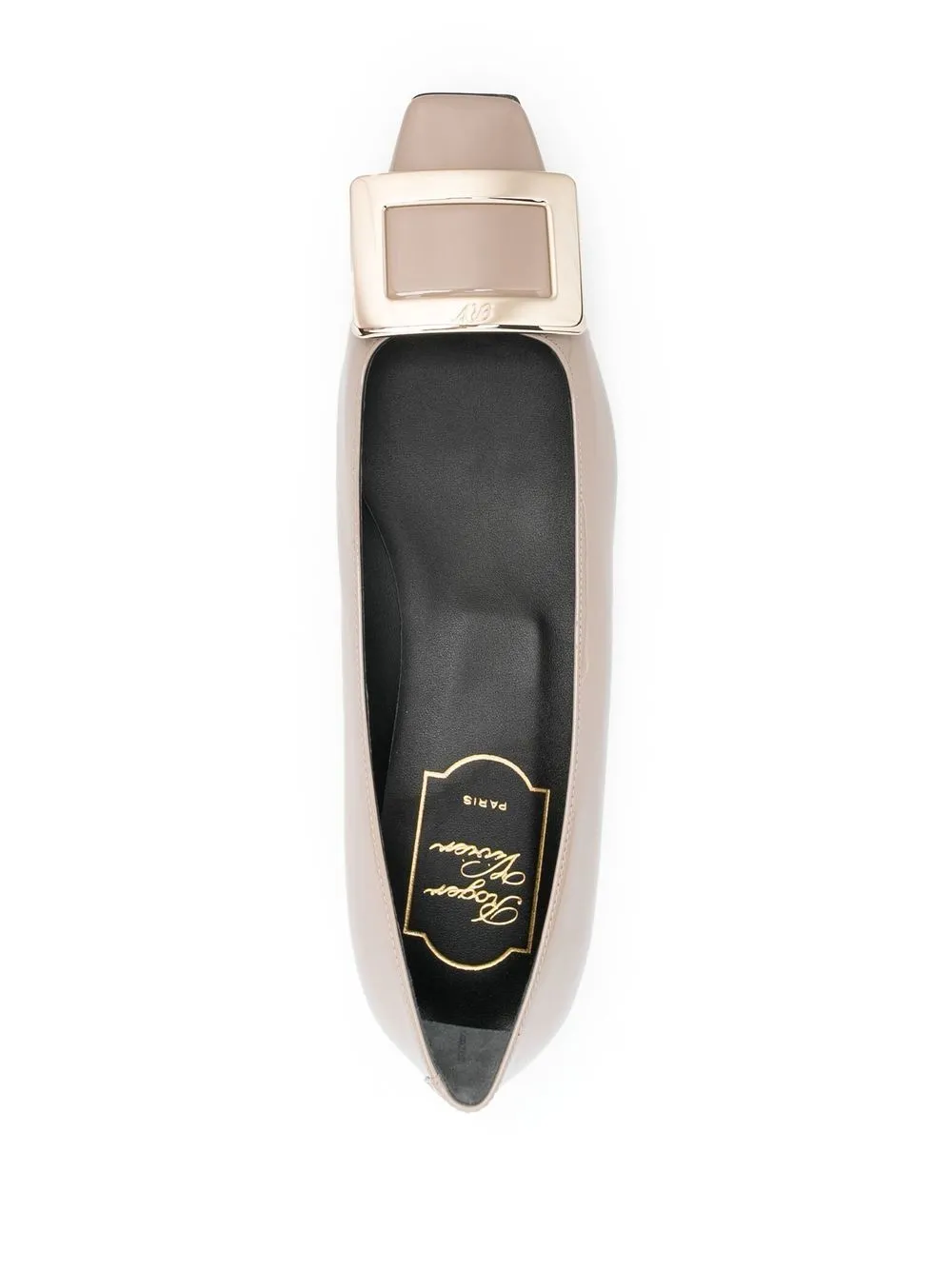 Belle vivier leather ballet flats