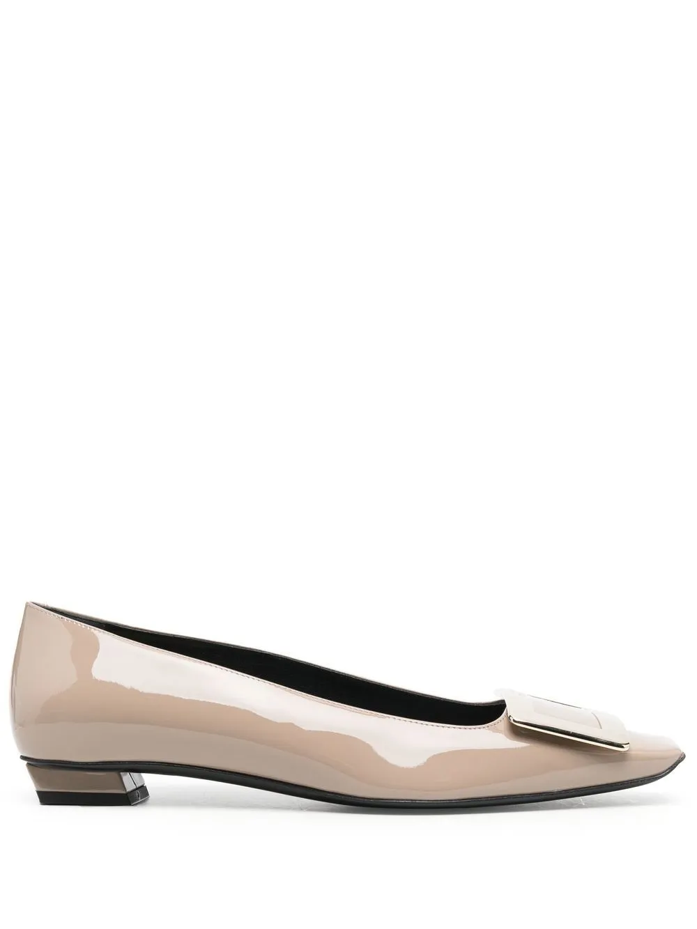 Belle vivier leather ballet flats