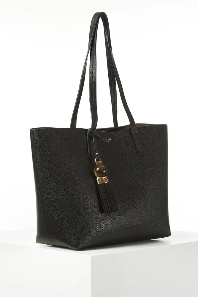 Benny Black Tote & Canvas Pouch