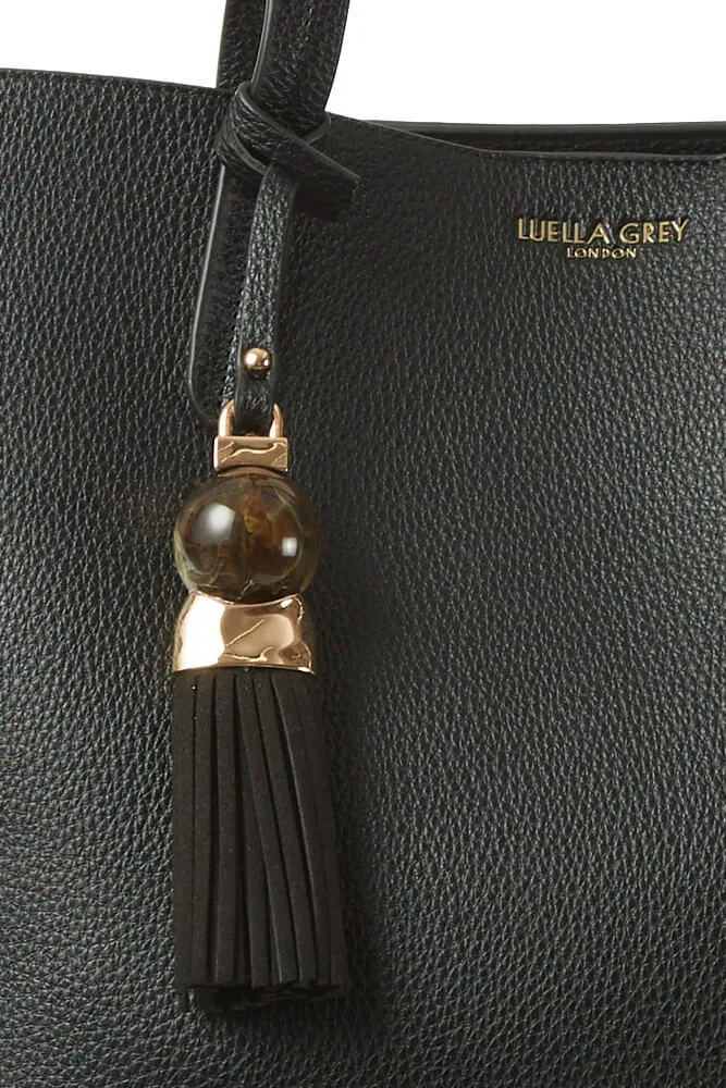 Benny Black Tote & Canvas Pouch
