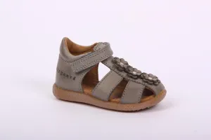 Bisgaard Grey sandal flower T-bar