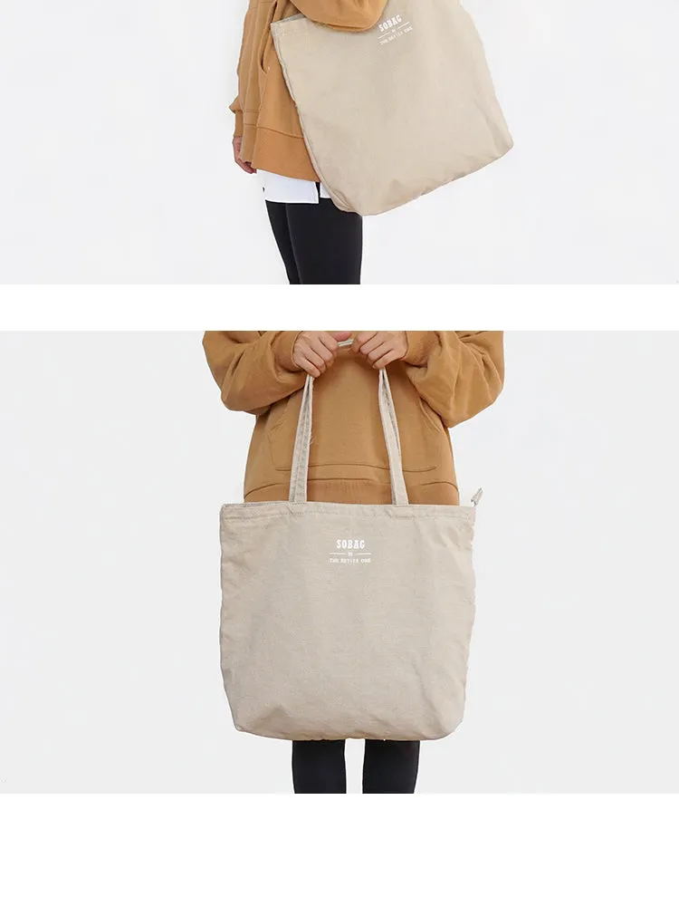 Black Reusable Shopping Bag Canvas Tote Bag Canvas Tote Bag On Shoulder Mens