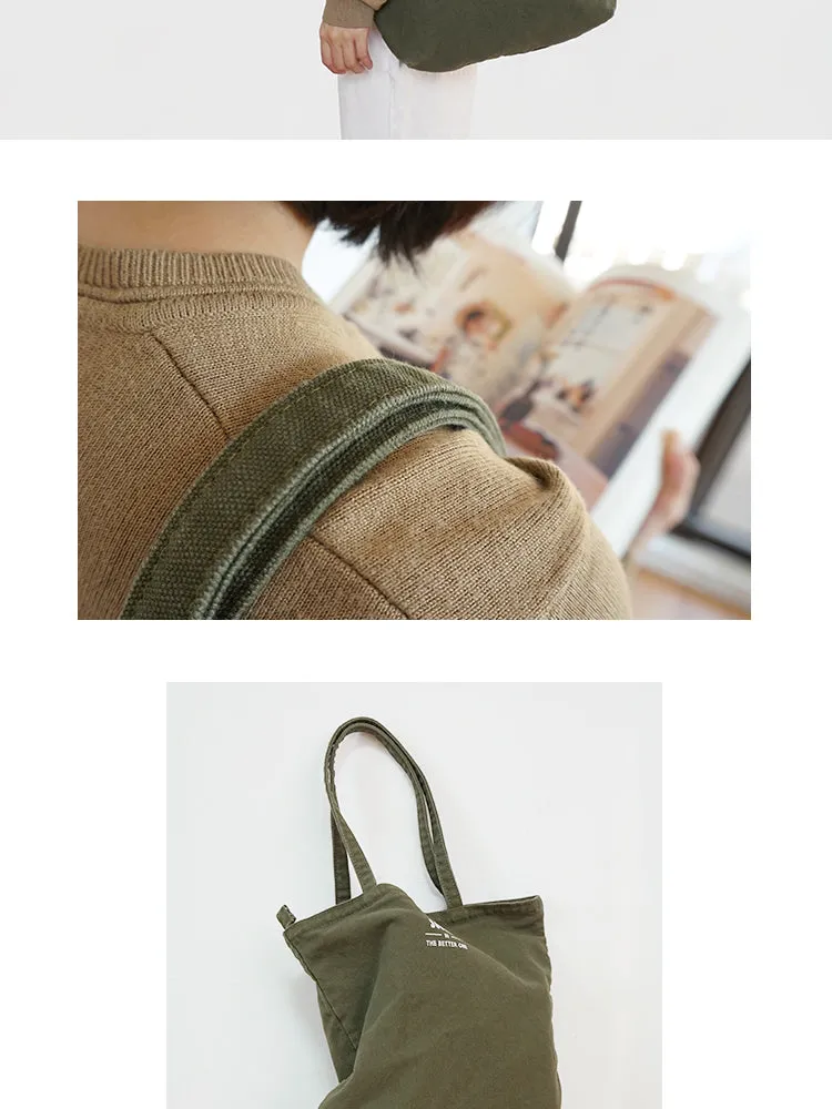 Black Reusable Shopping Bag Canvas Tote Bag Canvas Tote Bag On Shoulder Mens