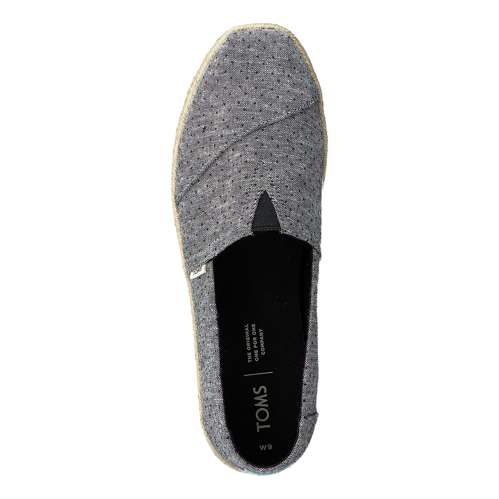 Black Tiny Chambray Dots Black
