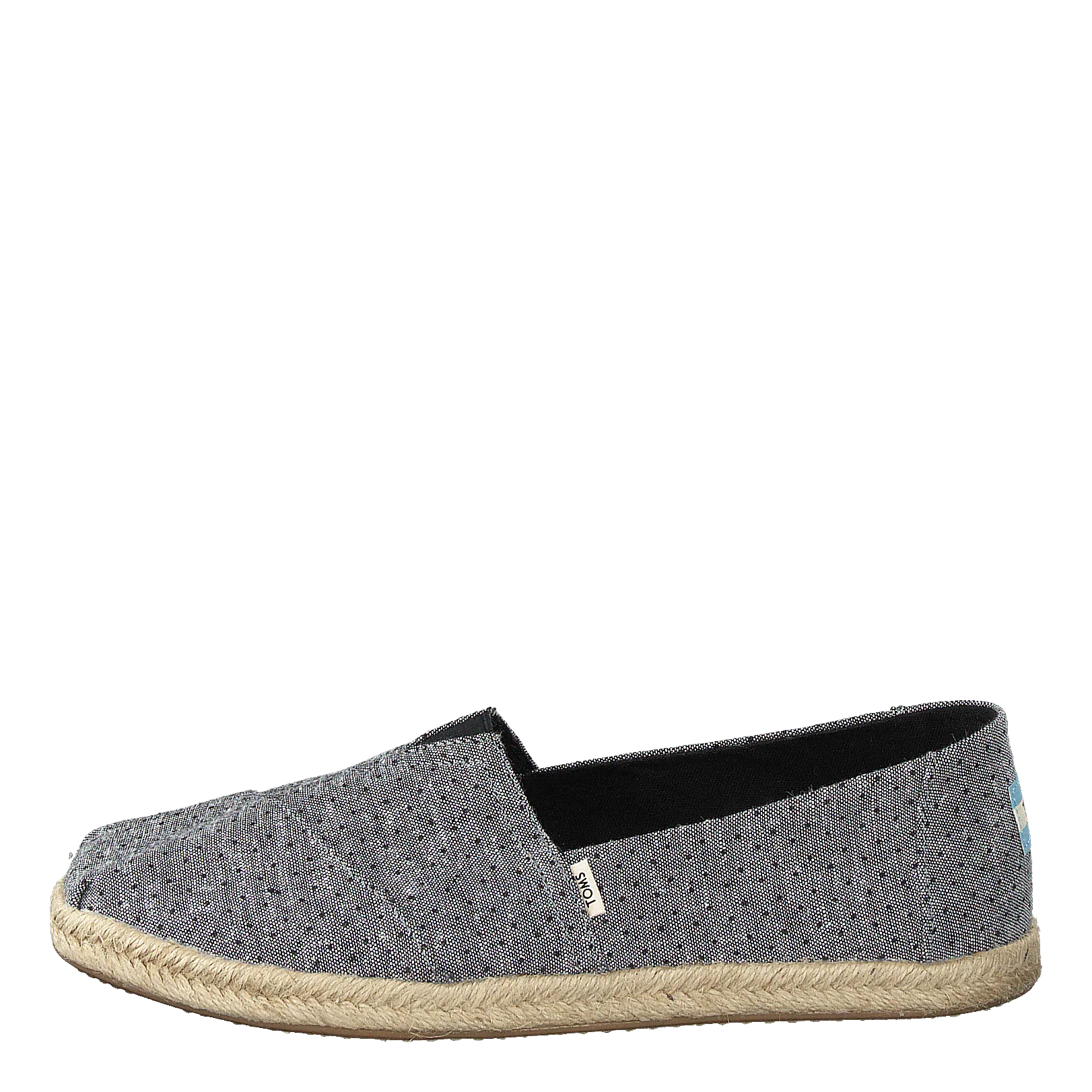 Black Tiny Chambray Dots Black
