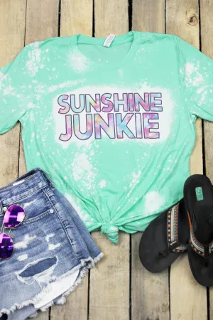 Bleached Sunshine Junkie Tri-Blend Short Sleeve Tee