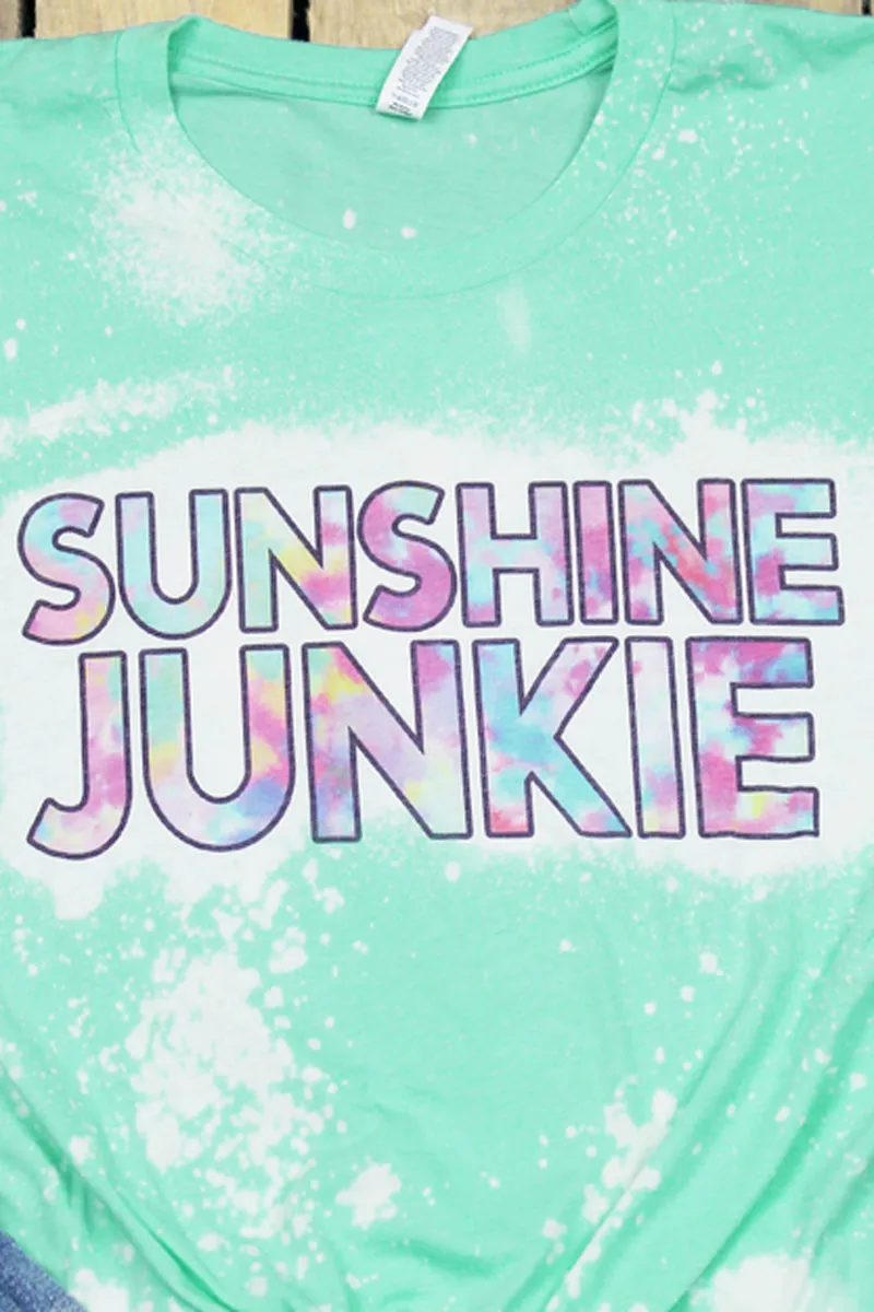 Bleached Sunshine Junkie Tri-Blend Short Sleeve Tee