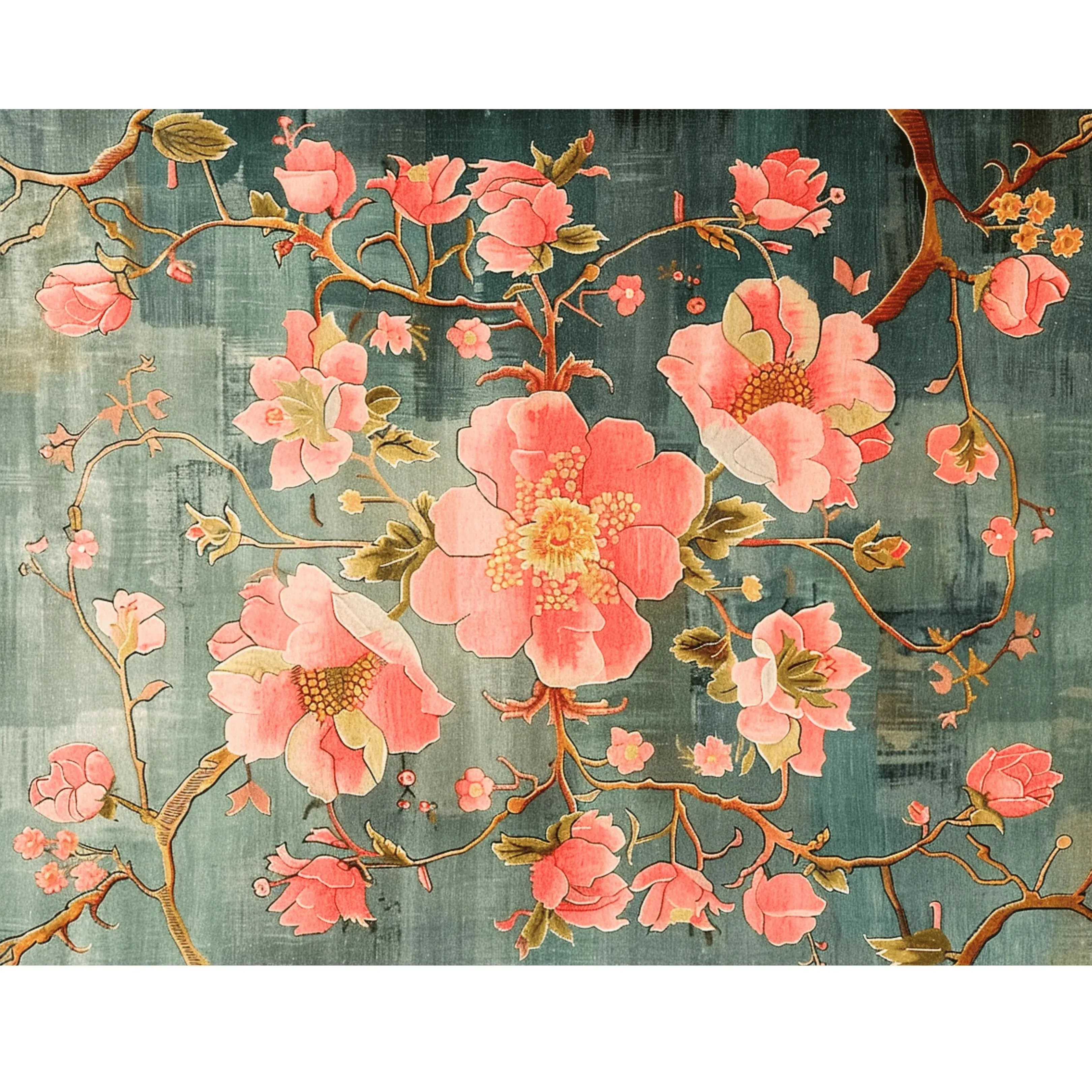 Blushing Sakura Hand Tufted Rug