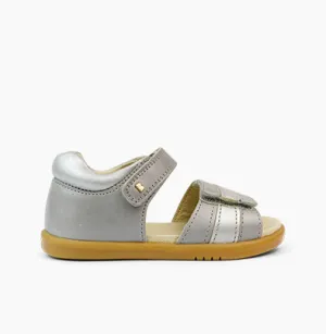 Bobux IW  Silver Pearl Hampton Open Toe Sandal