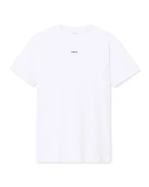 Box Cut Mini Logo T Shirt - White
