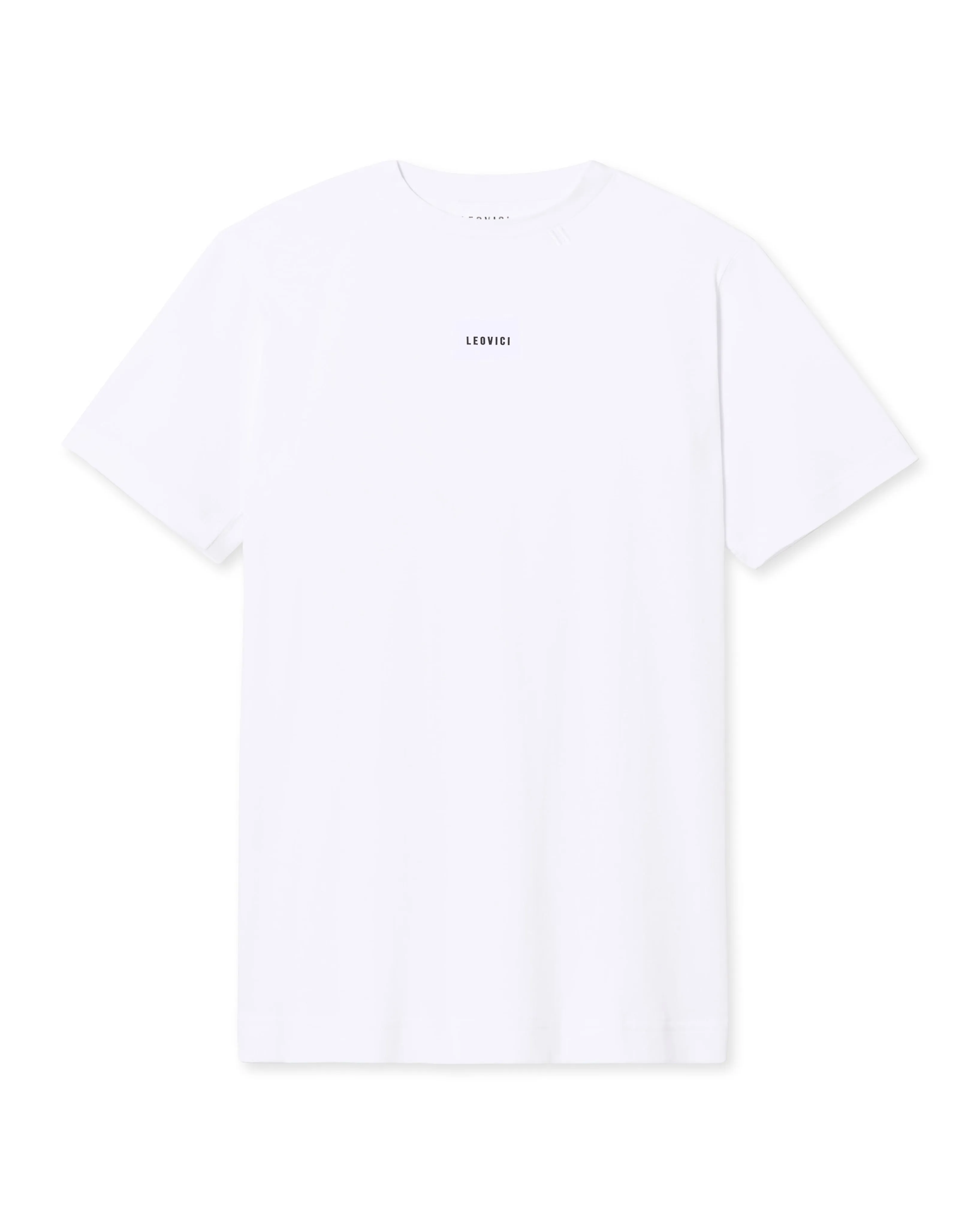 Box Cut Mini Logo T Shirt - White