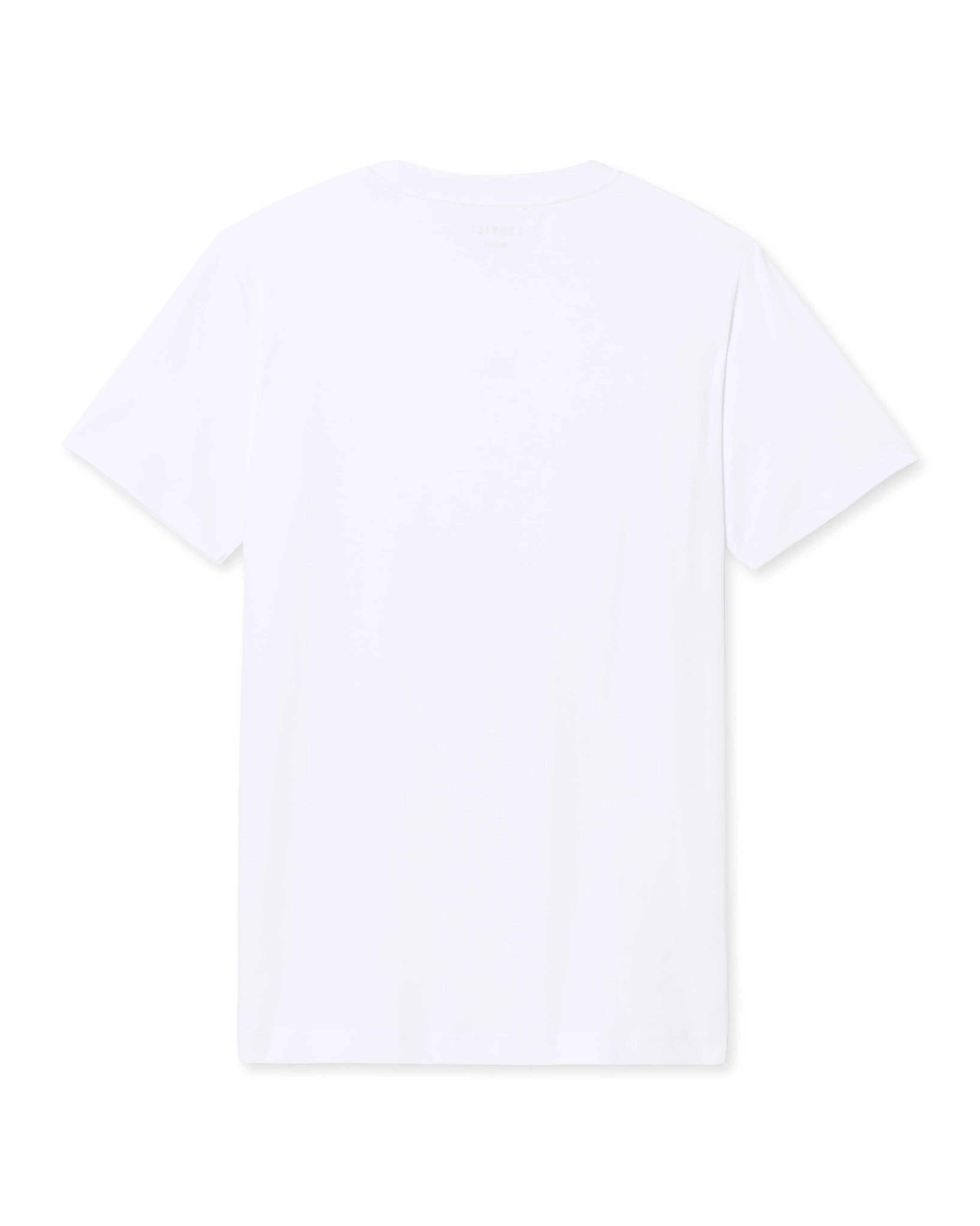 Box Cut Mini Logo T Shirt - White