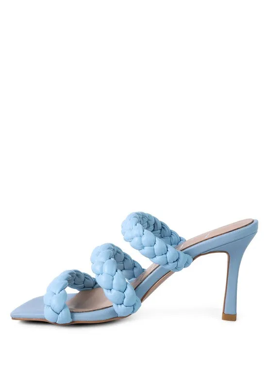 BRAIDED STRAP SANDALS