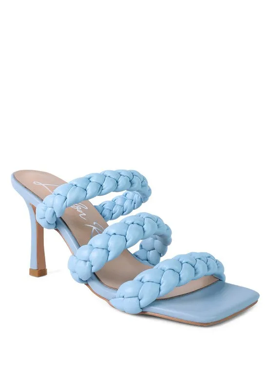 BRAIDED STRAP SANDALS