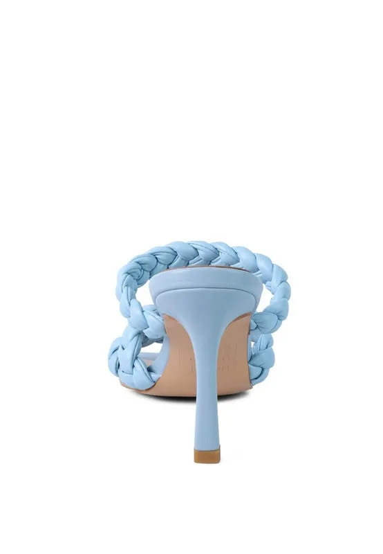 BRAIDED STRAP SANDALS