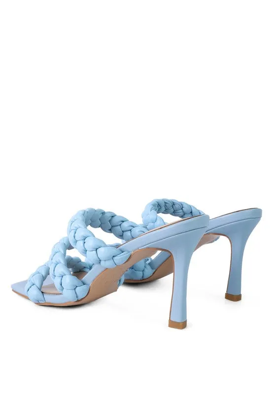 BRAIDED STRAP SANDALS