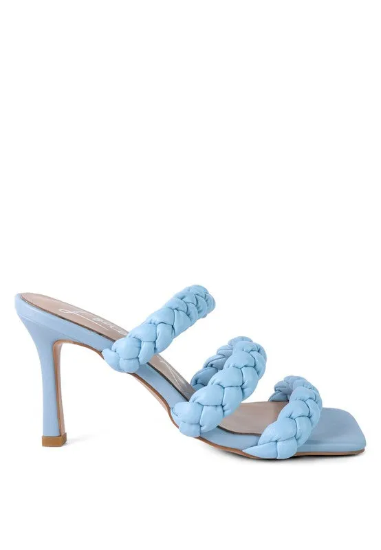 BRAIDED STRAP SANDALS
