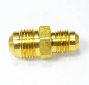 Brass Gas fitting 3-8 Flare Reducing Union for 5-16 Flare 1714