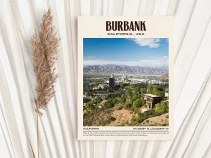 Burbank Vintage Wall Art, California, USA