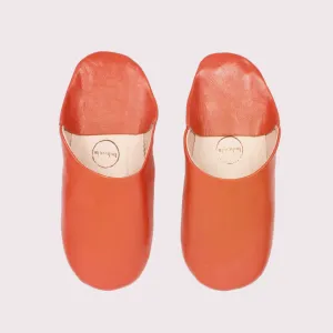 Burnt Orange Medium Babouche Slippers
