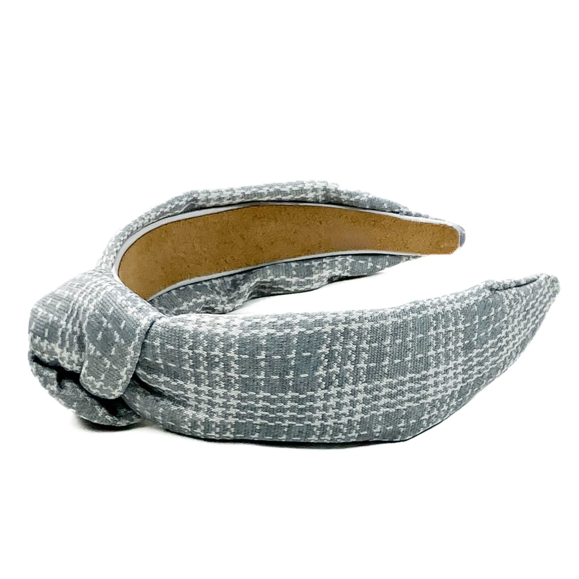 Business Casual Plaid Knotted Headband