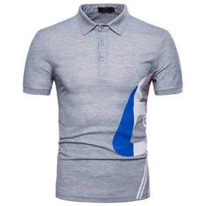 Business Casual Printed Golf Shirt