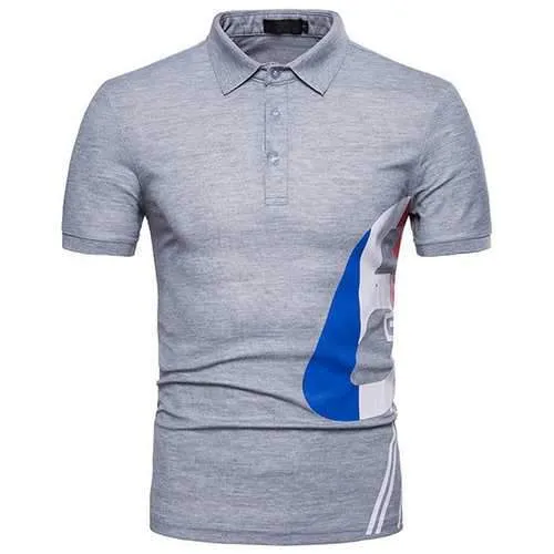 Business Casual Printed Golf Shirt