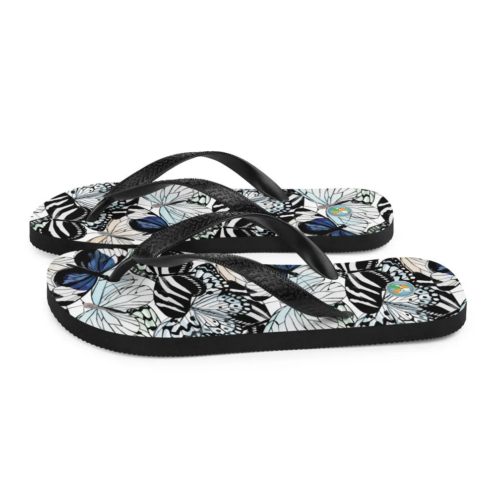 Butterfly Zebra - Flip-Flops