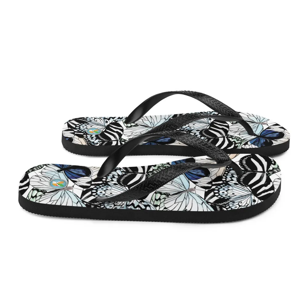 Butterfly Zebra - Flip-Flops