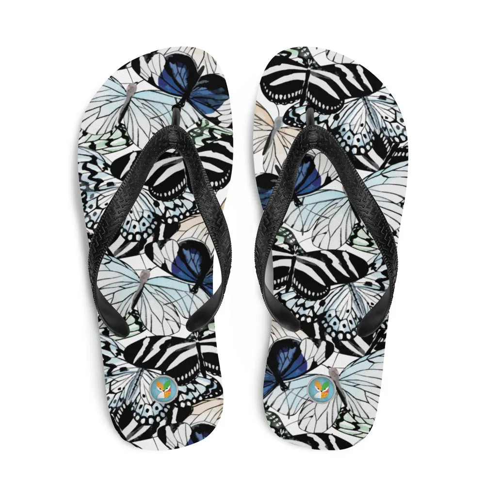 Butterfly Zebra - Flip-Flops