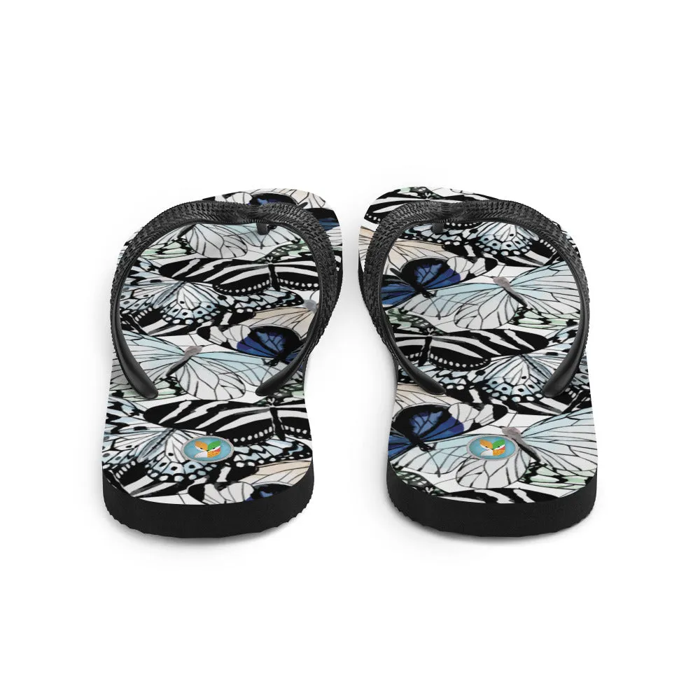 Butterfly Zebra - Flip-Flops