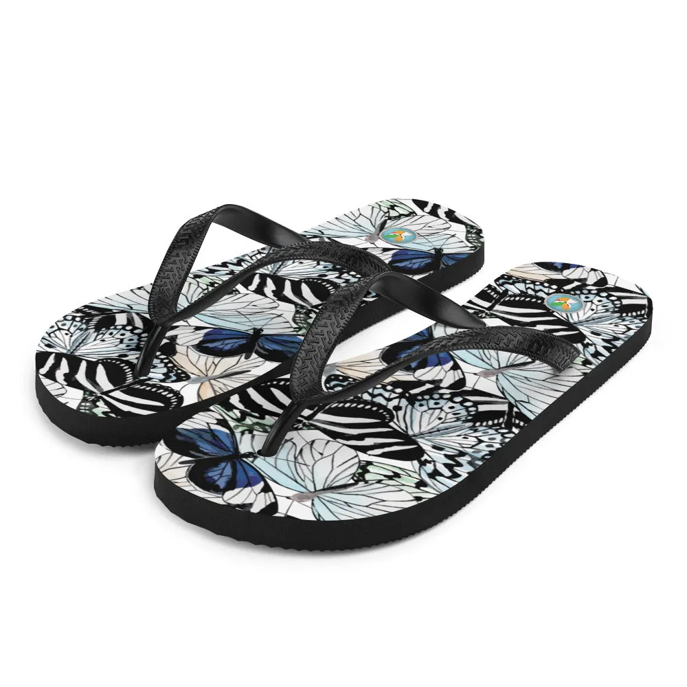 Butterfly Zebra - Flip-Flops