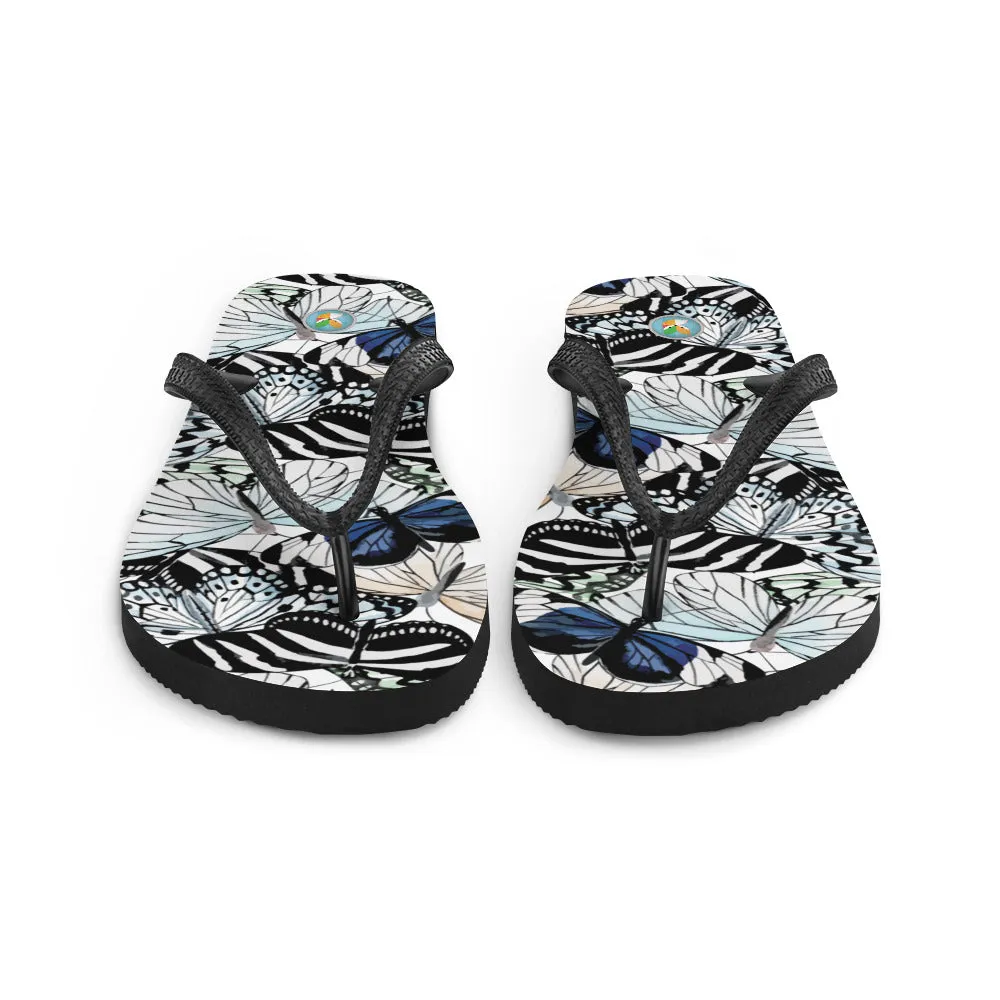 Butterfly Zebra - Flip-Flops
