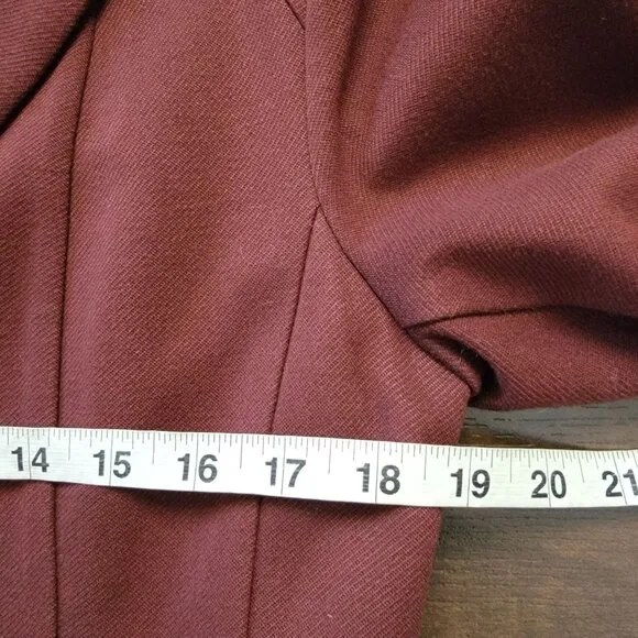 Cabi Blazer Jacket Womens M Chocolate Brown Old World Vintage Dark Academia