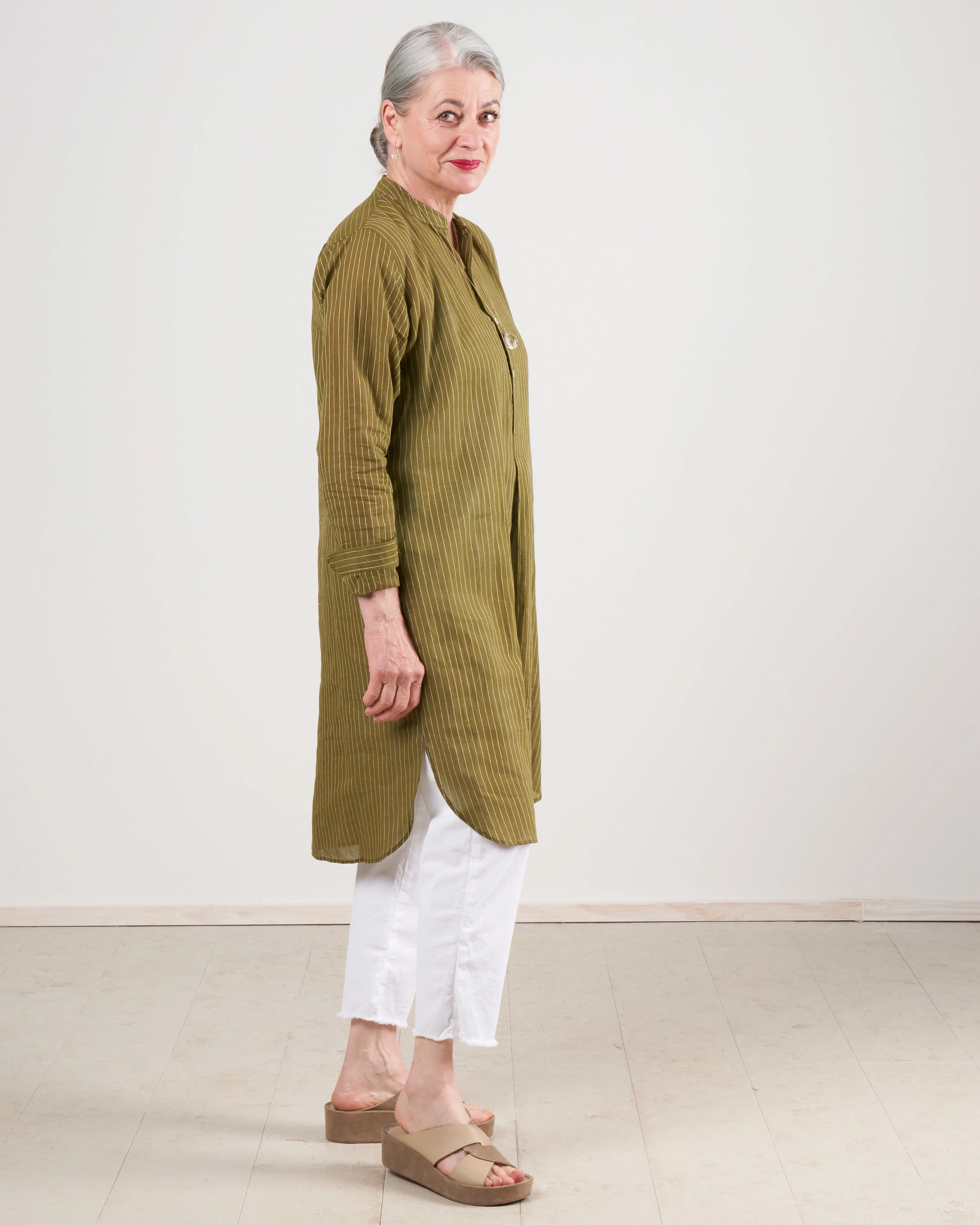 caftan - kaki stripe