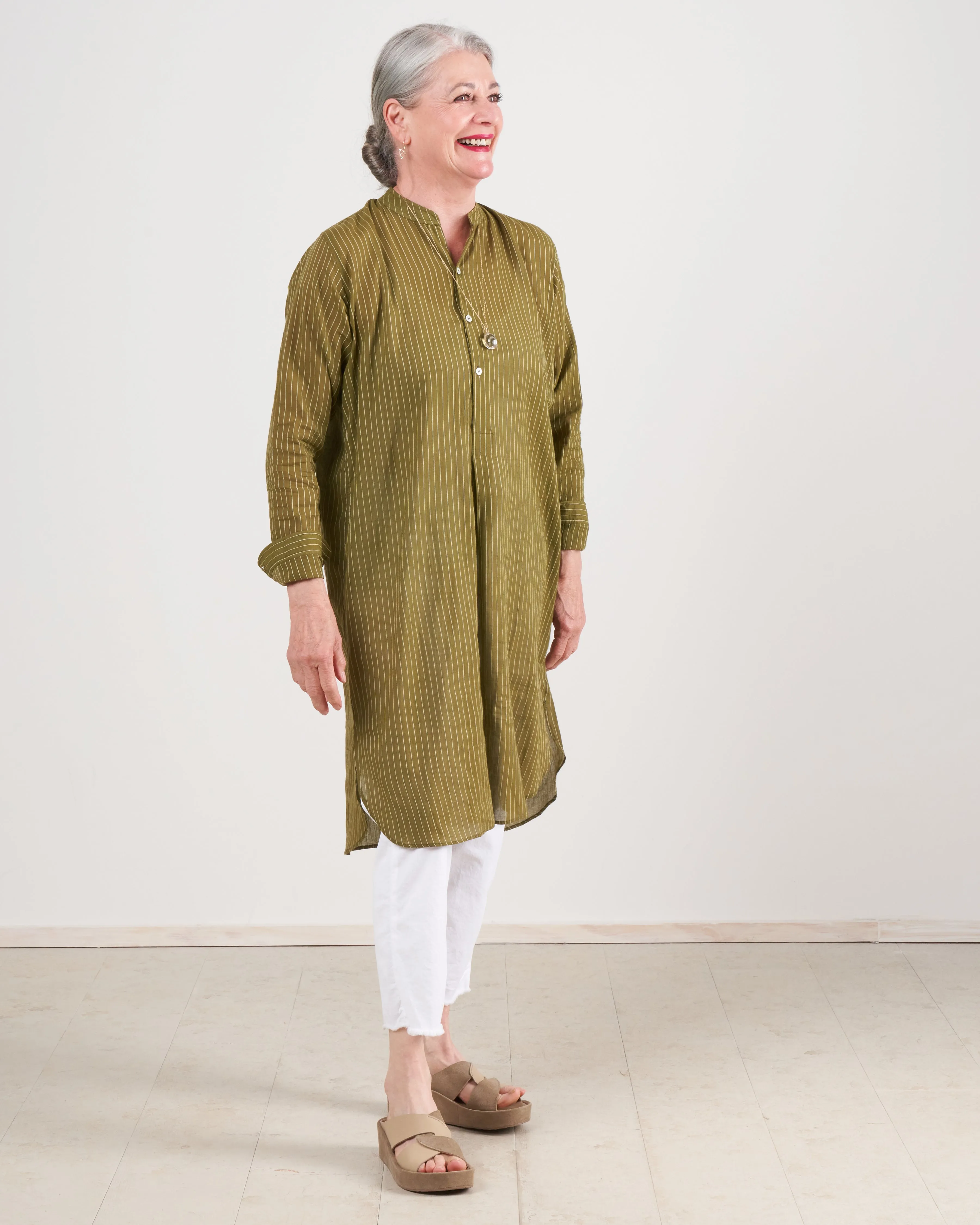 caftan - kaki stripe
